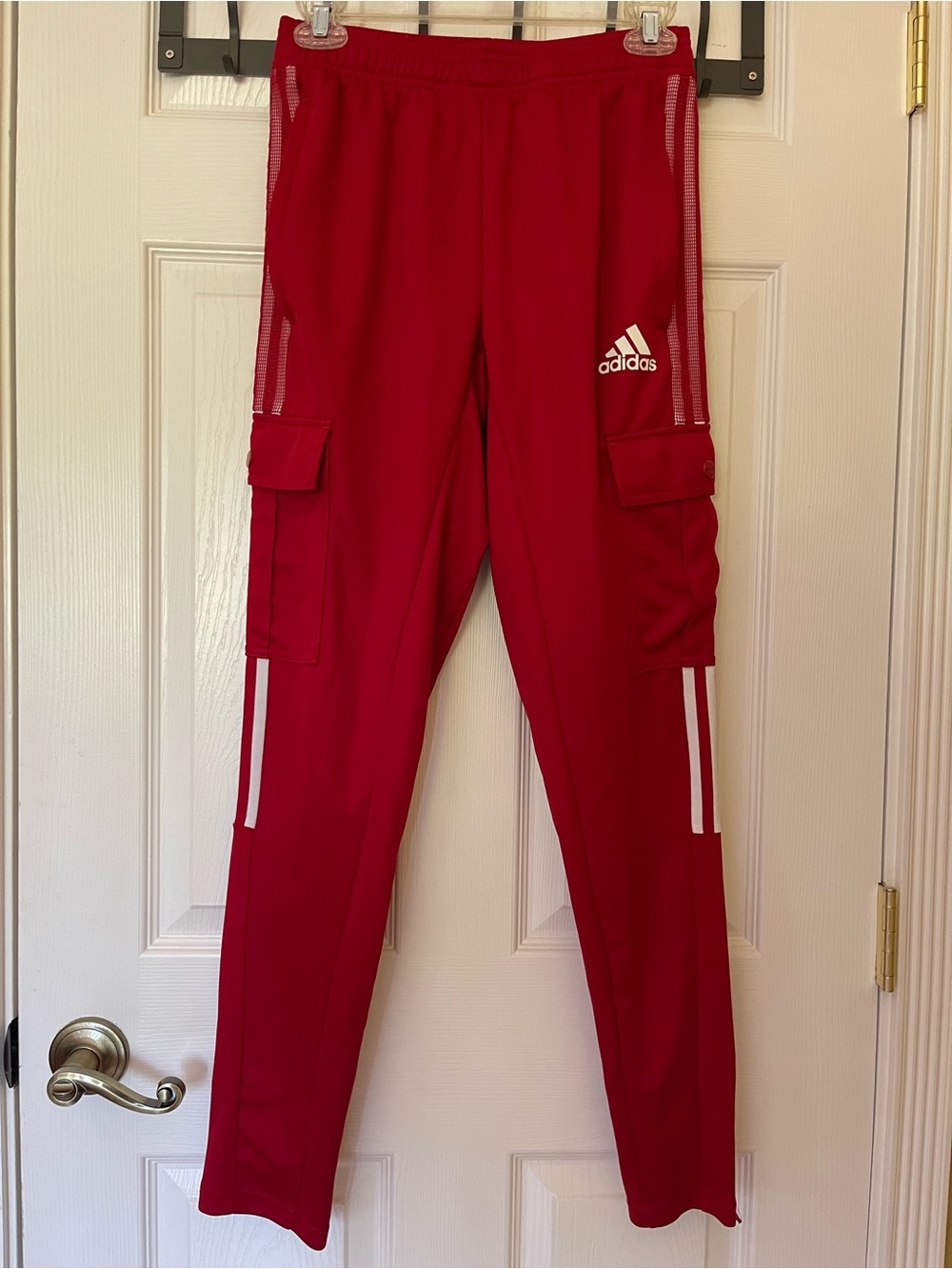 adidas women Cargo Joggers with White Logo